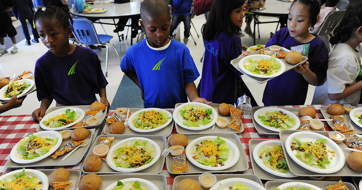 Class 8B Meatless Tuesdays action