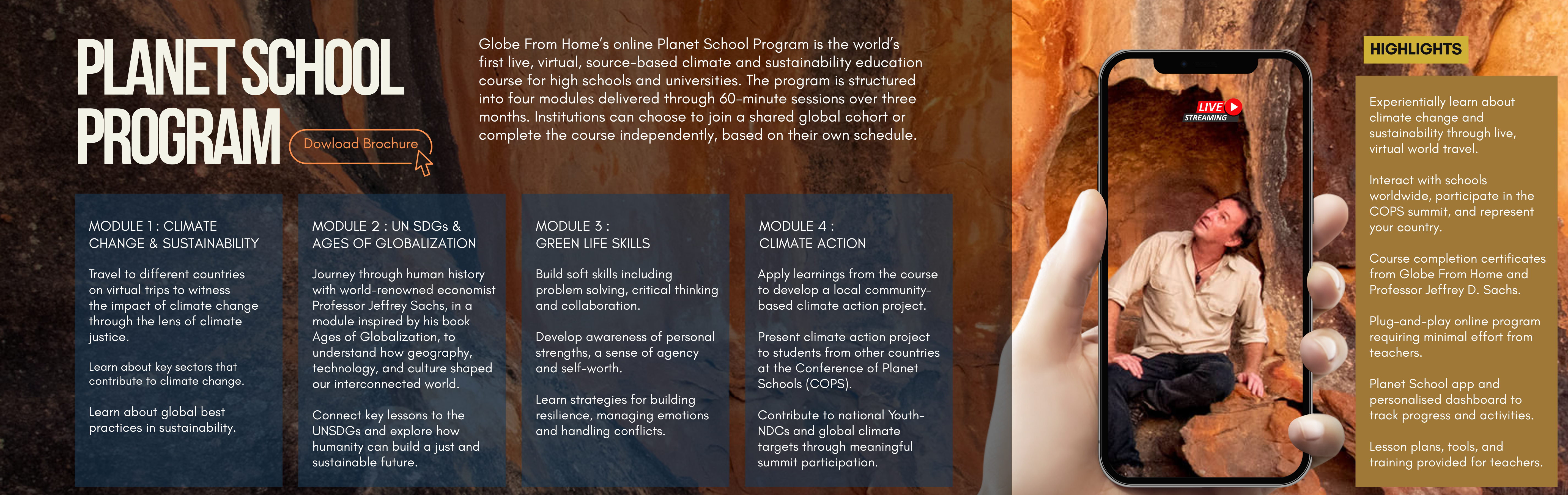 Planet School Banner